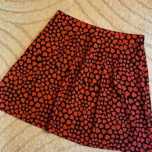 Heart motif skirt